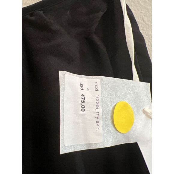 forte_forte Italy Size 0 BLACK Layered Design Silk Short Skirt - Picture 8 of 13